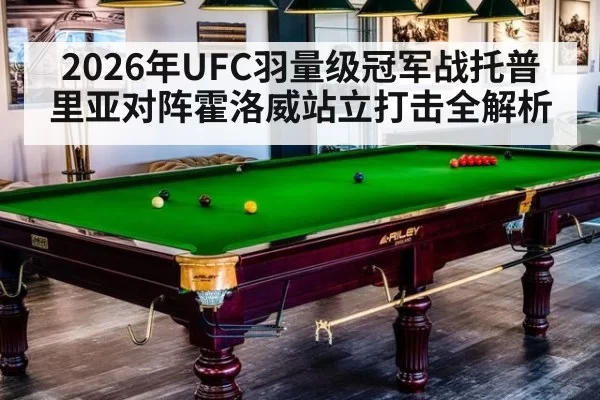 2026年UFC羽量级冠军战托普里亚对阵霍洛威站立打击全解析